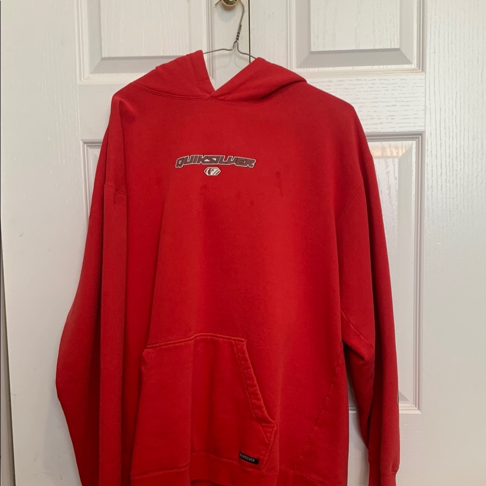 Quiksilver Red Hoodie